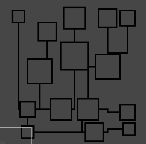 Nand_Gatee's tweet photo. #unity2d #unity #gamedev #roguelike
なんか葡萄みたいなキモいマップを自動生成するやつができた https://t.co/snaBYUCo54