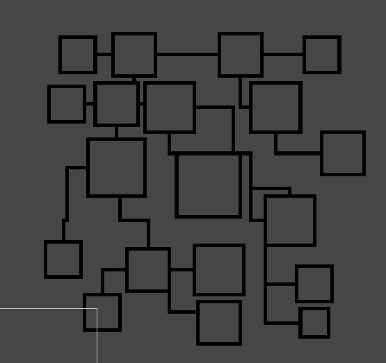 Nand_Gatee's tweet photo. #unity2d #unity #gamedev #roguelike
なんか葡萄みたいなキモいマップを自動生成するやつができた https://t.co/snaBYUCo54