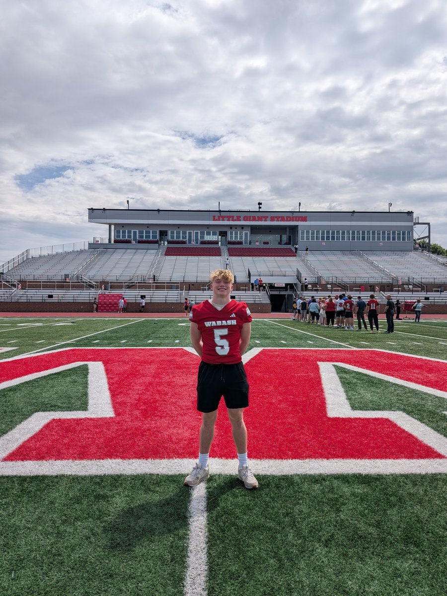 Henry_Jager_5's tweet photo. Thank you to @WabashFB and coach Bake for inviting me down to campus for a visit. I had a great time meeting the coaching staff and learning what Wabash football is all about. https://t.co/C9IIFODXqy