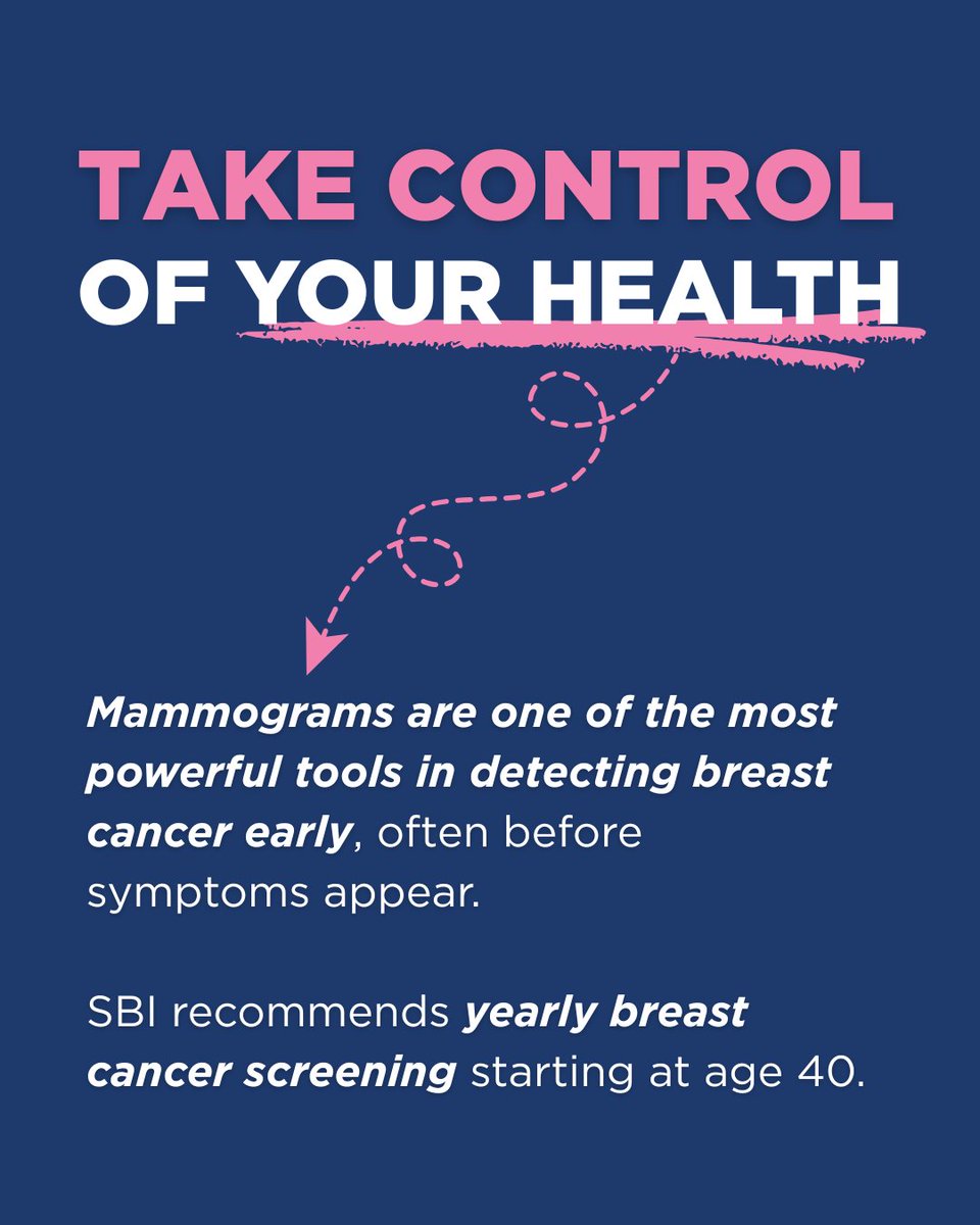 BreastImaging's tweet photo. According to the CDC, screening mammograms have been shown to reduce breast cancer death by 22%. Early detection saves lives. Take control of your health and schedule your annual screening. https://t.co/vamu3qo5Ol

#MammogramSavesLives #EarlyDetection #BreastImaging https://t.co/UZGJRxoXVW