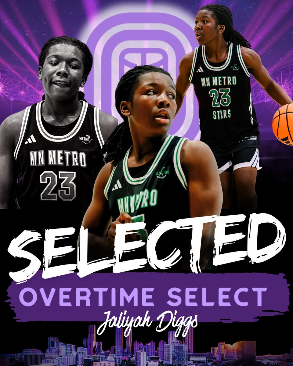 MnMetroStars's tweet photo. SELECTED‼️ 

Congratulations Jaliyah Diggs on making Overtime Select! 

#metrostarsfamily x #3SSBGirls https://t.co/Dl0MgBW6fk