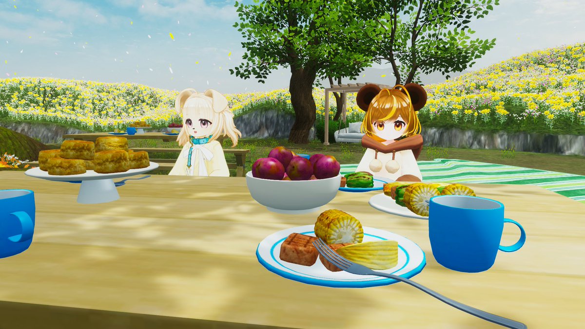 Bloom_3D_Studio's tweet photo. おはよ～ん☀
金曜にお休みもらってたから仕事がとんでもない事になってるよおおお( ;∀;)

ワールド：Memories of gentile breeze
作者：くろに/Kuroniさん
#Bloom3DStudio #VRChat #VRChat_world紹介 https://t.co/cQWEXP0ga8