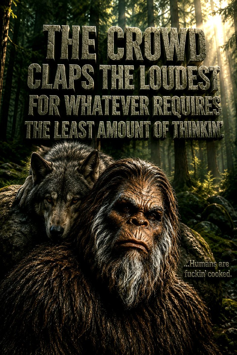 o7_JustJames's tweet photo. [1/7]

GuroK the Sasquatch 
👣🌲🌲⛰️⛰️⛰️🌲🌲👣 https://t.co/qyB0y6KiuB