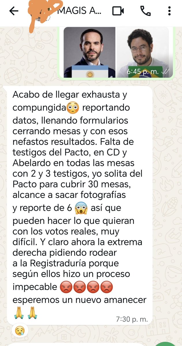 HarolNieto's tweet photo. Este #FelizDomingo, digo q esa papaya q da el Progresismo tampoco...¿cómo es posible q no  se tengan  los suficientes testigos electorales para proteger los votos? https://t.co/PNs6kgMzXo