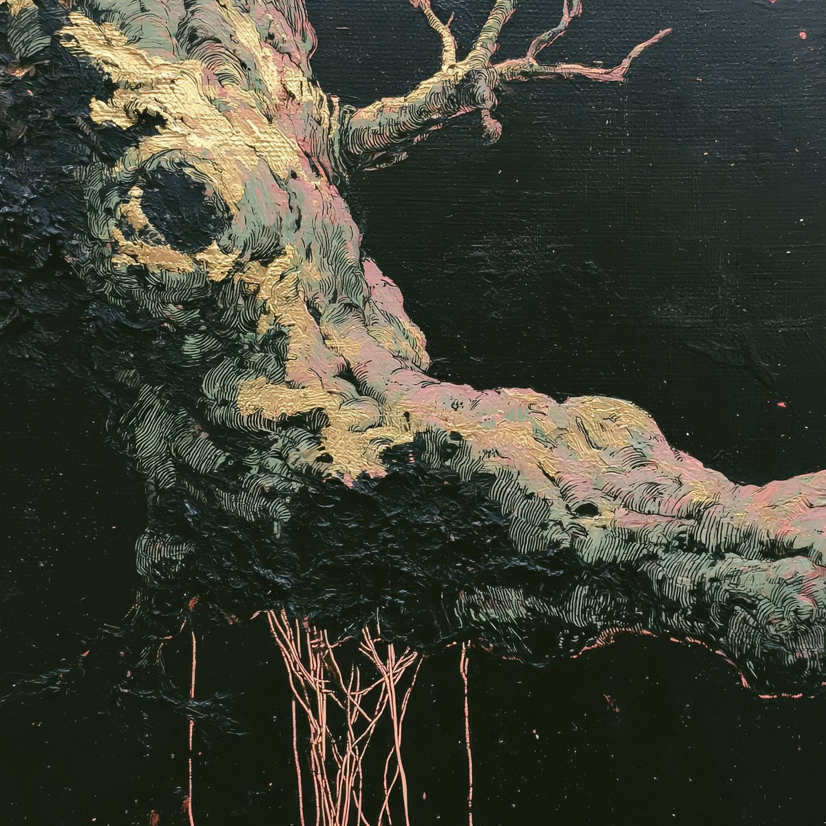 Kremhead's tweet photo. Fire and Light — Acrylic on Wood
This might be my favorite piece that my Midjourney profile has output to date. A “high-trust, low-instruction” prompt as perplexity put it.
Prompt in ALT
#midjourney #AIart #painting #srefblend https://t.co/8NWMVv06Ew