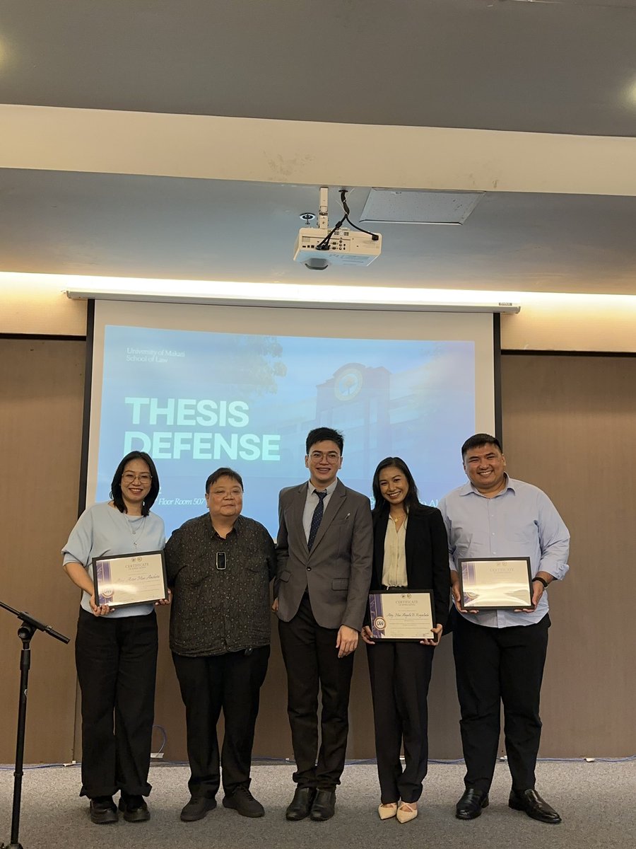 edcellss's tweet photo. One step closer to the finish line. 🎓✨
Successfully defended my thesis: 

Beyond the Refugee Definition: Protecting Climate Change–Displaced Persons in Philippine Law.

Thank you to my Thesis Adviser Atty. Yao, my family, friends and especially God🥺🙏🏻 https://t.co/k9uSBdZOYs