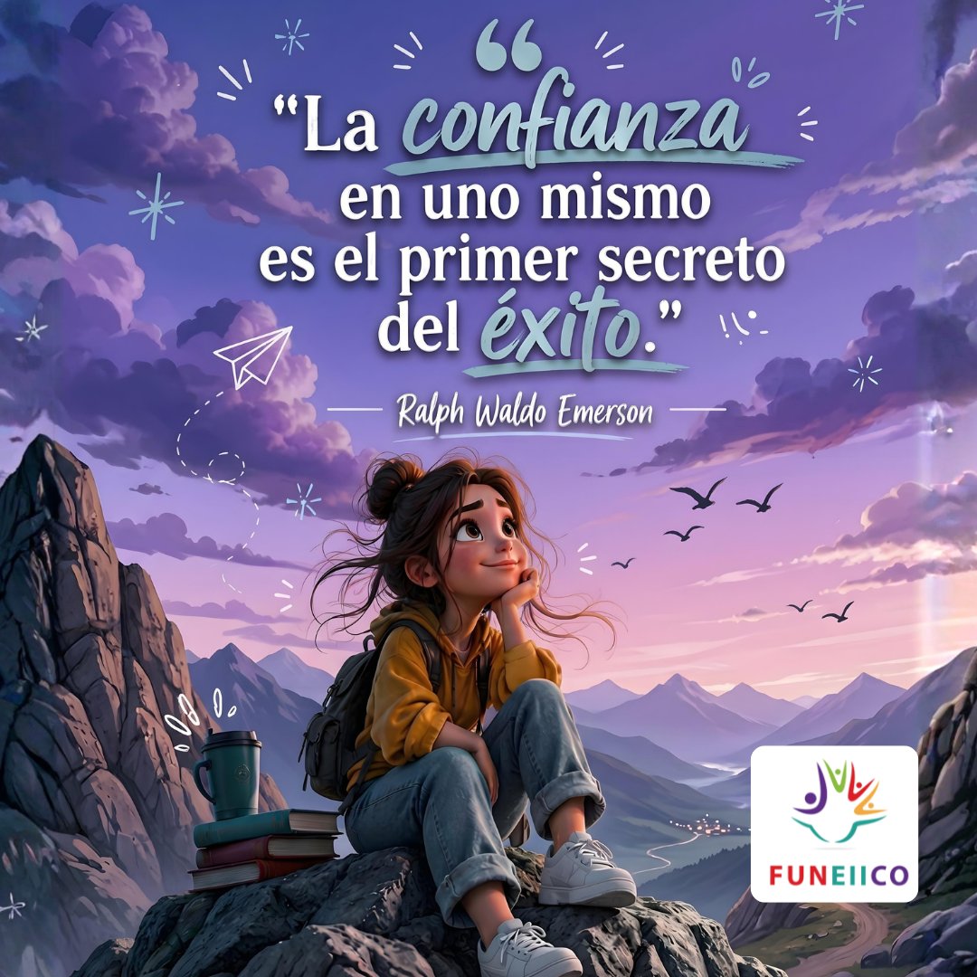 funeiico's tweet photo. Creer en nuestras capacidades es confiar en que podemos aprender, crecer y superar desafíos. La autoconfianza se construye paso a paso, con cada esfuerzo y logro, permitiéndonos avanzar con mayor seguridad y abrirnos a nuevas oportunidades.
💜
#FUNEIICO https://t.co/xHmzjay4MT