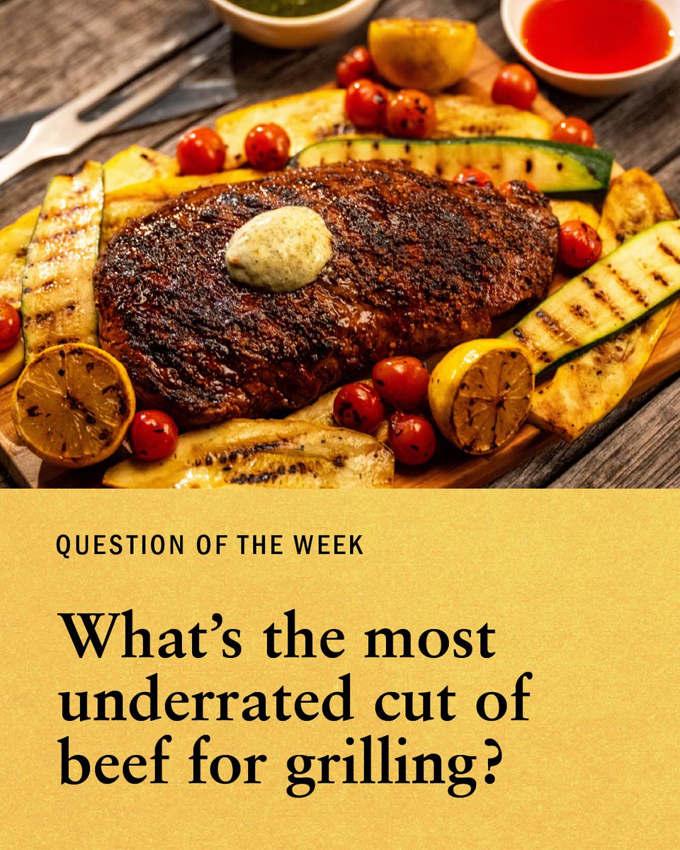 Beef's tweet photo. What��s the most underrated cut of beef for grilling?

#BeefFarmersAndRanchers https://t.co/4hrVRUqN0v
