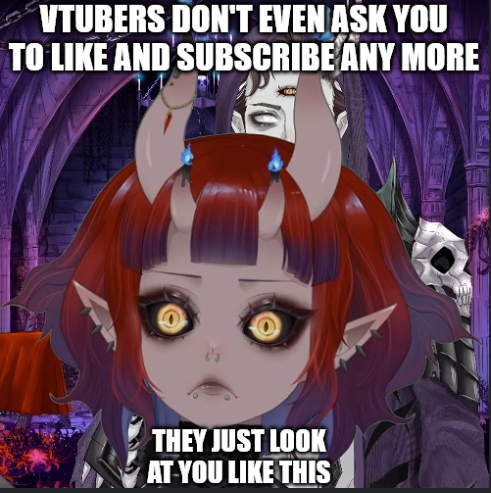 Ackbizzle1's tweet photo. But seriously like and subscribe
#LOLeerie #Lilithstrations #meme #vtuber怖い話 #funny https://t.co/ZqK0ahVNPa