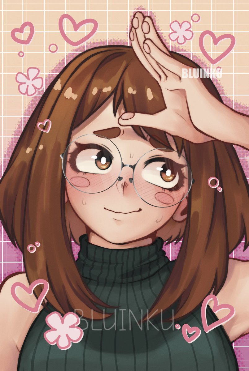 Bluinku23's tweet photo. My girllll Uraraka she’s my wife I love her so much #uraraka #ochaco #mha #bnha https://t.co/dVDg5jnPLq