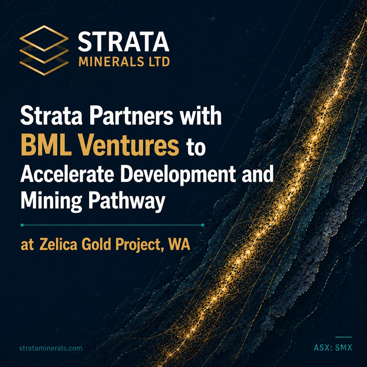StrataMinLtd's tweet photo. Strata Minerals has signed a binding agreement with BML Ventures to fast-track development of its Zelica Gold Project in WA. A key milestone delivering a capital-light pathway to production while preserving capital for future exploration.

ASX release: https://t.co/b08MSAFOJ6 https://t.co/rupWomcClI