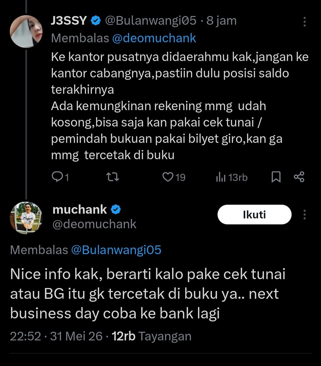 absurdity_id's tweet photo. @taramzka @deomuchank @BANKBRI_ID sebelumnya dia jawab akan ke bank lagi di hari kerja selanjutnya. tiba-tiba ada upadate "terbaru".
Terbaru kan berarti ada info baru setelah diceritakan.. kalau misal dia  lanjutkan cerita, kenapa ga lanjut aja, dia cenblu bs ngetik panjang.. dan dia sdh rajin balasin komen satu2 https://t.co/0SmzJoQod0