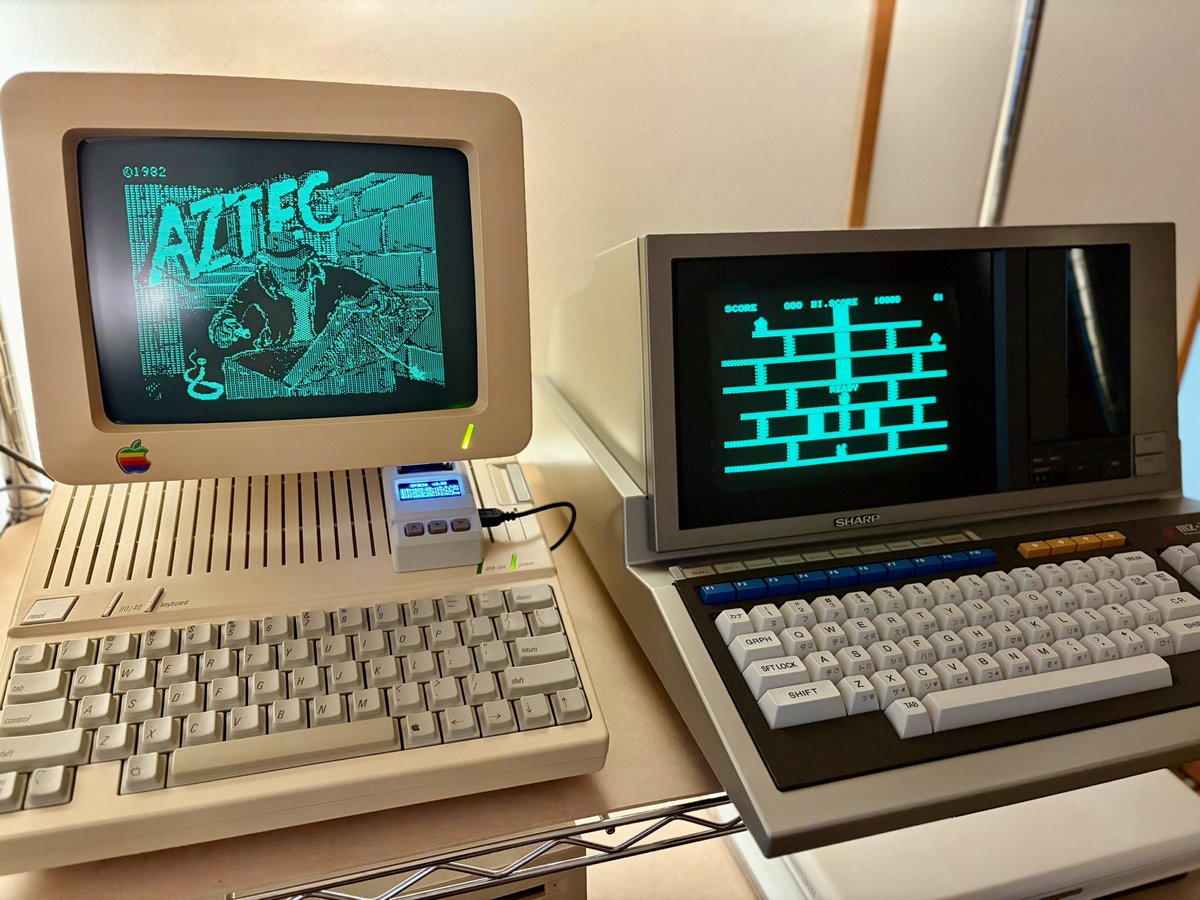 nezipop's tweet photo. グリーンモニター
Apple //c
MZ-2000 https://t.co/0LA3W7J7Tf