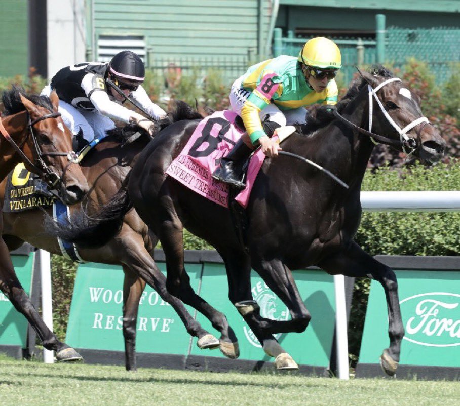 StakesWinners's tweet photo. 🏆 SWEET TREASURE
(Irad Ortiz Jr. - Brad Cox)
@oldforester MINT JULEP STAKES 2026 ($275,000) Churchill Downs @ChurchillDowns @iradortiz @bradcoxracing @hsdonalberto @DerbyMedia @SteveRushing63 @FasigTiptonCo 
📷 @coadymediaUSA https://t.co/QAUZCHGHQb