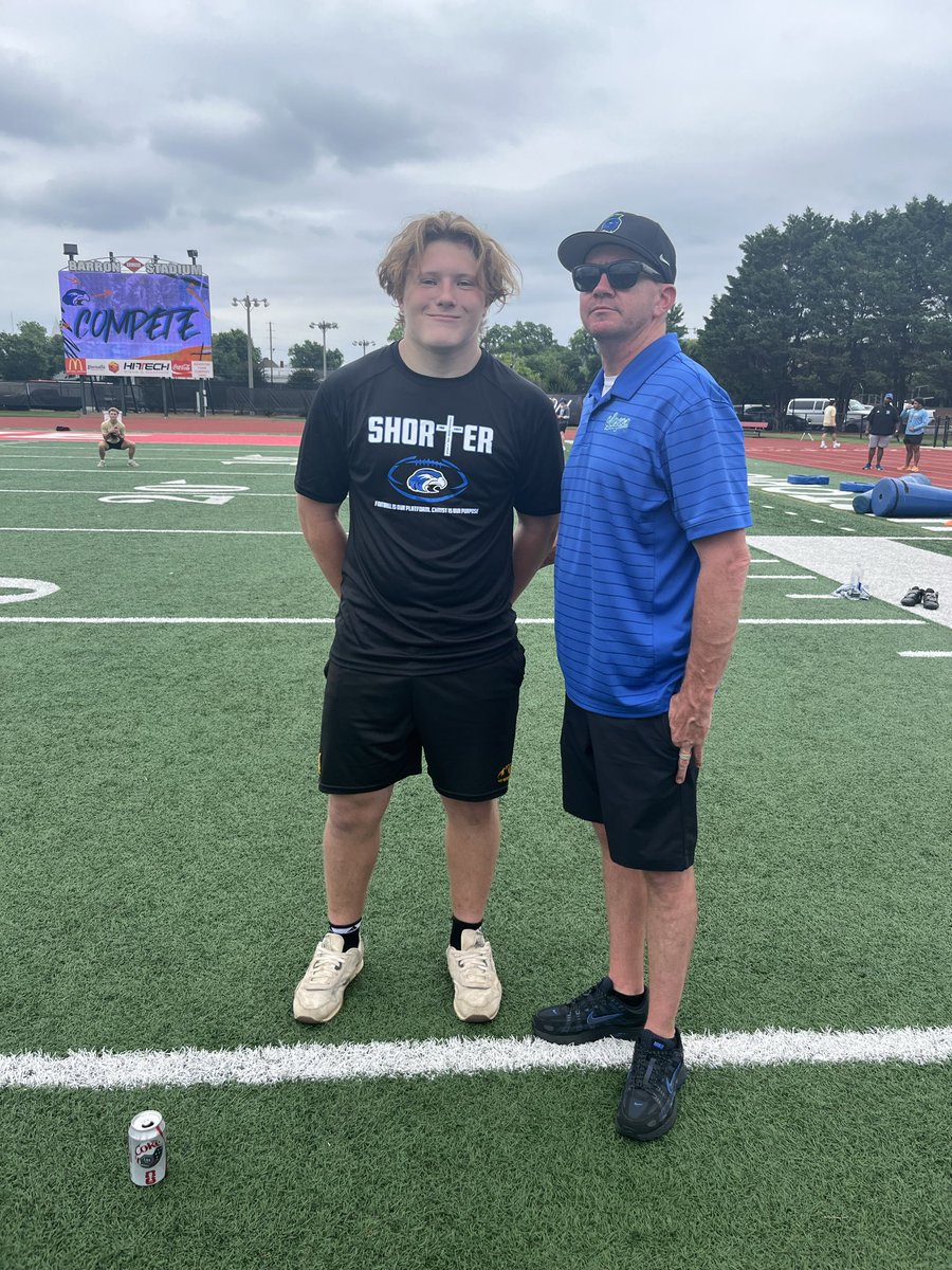calebAlancaster's tweet photo. Had a great time at @Shorter_FB and wanted to say thanks to @JoeBrewton1 for the invite and all the other coaches that came to see everybody compete
@coach_manary @DavenportReagan @raydevezin @coachmercer_56 @Ryoung11_ @Benji_Jae #classof2028 #compete #hardwork https://t.co/aRHiE301QY