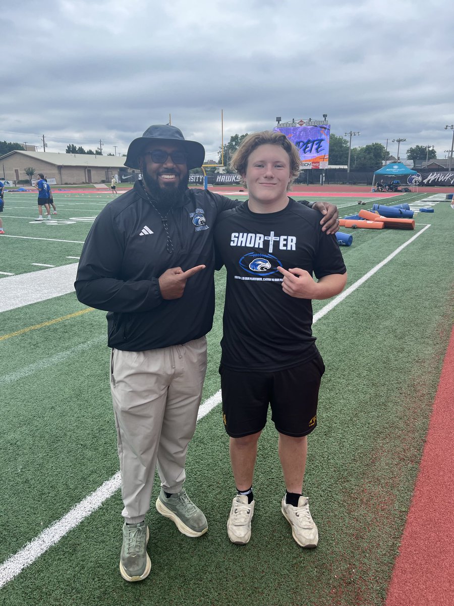 calebAlancaster's tweet photo. Had a great time at @Shorter_FB and wanted to say thanks to @JoeBrewton1 for the invite and all the other coaches that came to see everybody compete
@coach_manary @DavenportReagan @raydevezin @coachmercer_56 @Ryoung11_ @Benji_Jae #classof2028 #compete #hardwork https://t.co/aRHiE301QY