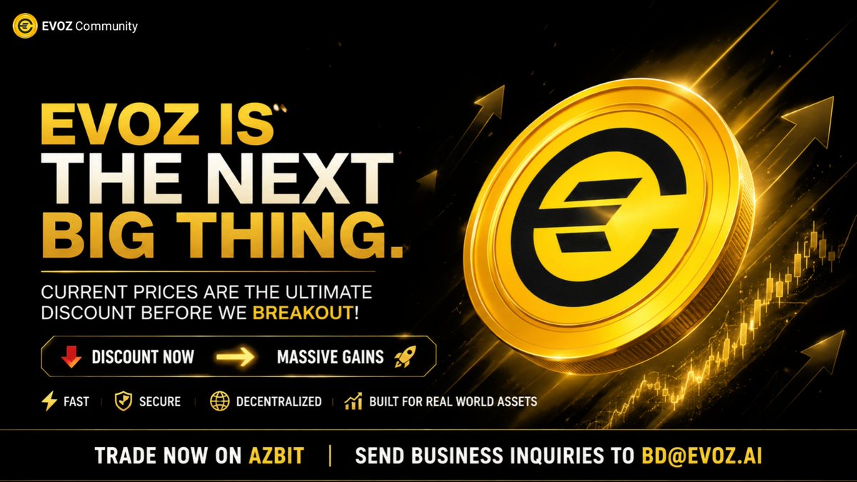 evozcommunity's tweet photo. $EVOZ is the next big thing. Current prices are the ultimate discount before we breakout! Gas up on 🌐 https://t.co/FxG0xKy8Dc or email📩 bd@evoz.ai for collaborations. 🔥💎 #evozchain #evoz #layer1 #web3 #rwa https://t.co/ijiXDYfccC