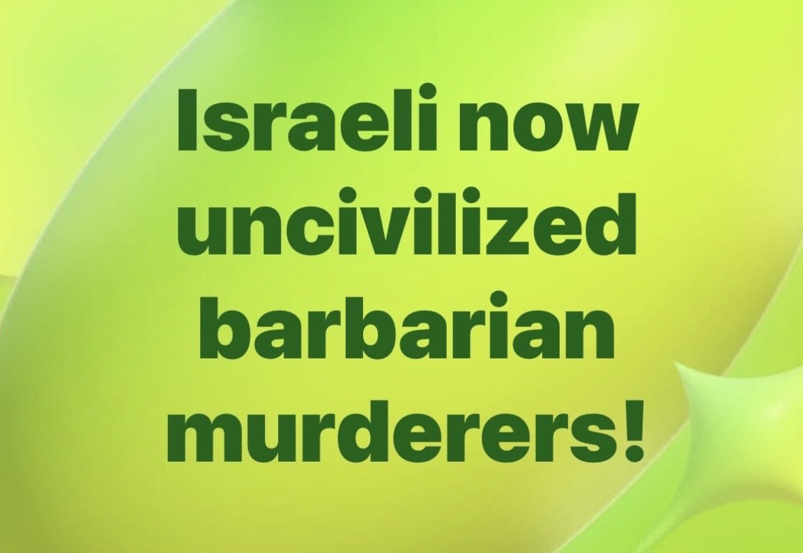 vhnow's tweet photo. @ImBreckWorsham It will not work. 
They need to stop their mass murdering of innocent people! https://t.co/rQgFtBcx4q