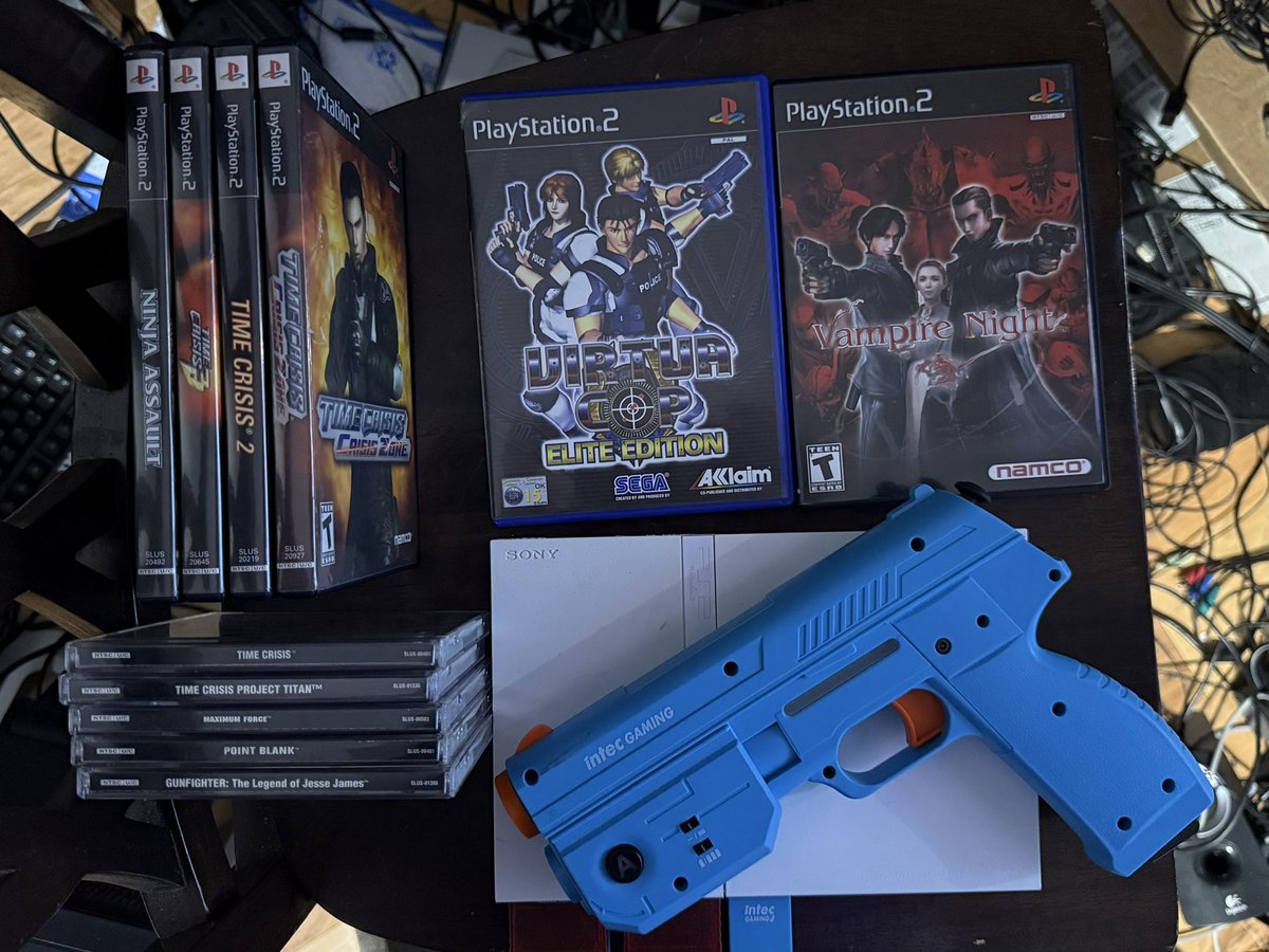 RetroCak's tweet photo. @AdamKoralik Fear not. Calibration is a chore, but I found it to be quite good. Limited only by the different mechanics of light gun/crt vs sensor/hdtv. Seems like it’s 1 firmware update away from going from an 8 to a 9.5. Couldn’t test PS 1 because of my infrastructure. https://t.co/RwWuUtdAzM