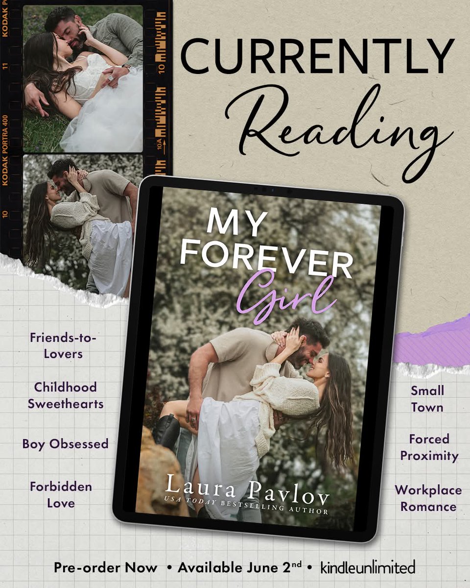 taccb's tweet photo. I am currently reading...

My Forever Girl by @laurapavlov2, releasing on June 2, 2026!

Pre-order your copy today!

Amazon: https://t.co/ChtcG0h7Zs  

Goodreads: https://t.co/m5sa1P2J20 

@valentine_pr_ https://t.co/nYVJJmCIG4