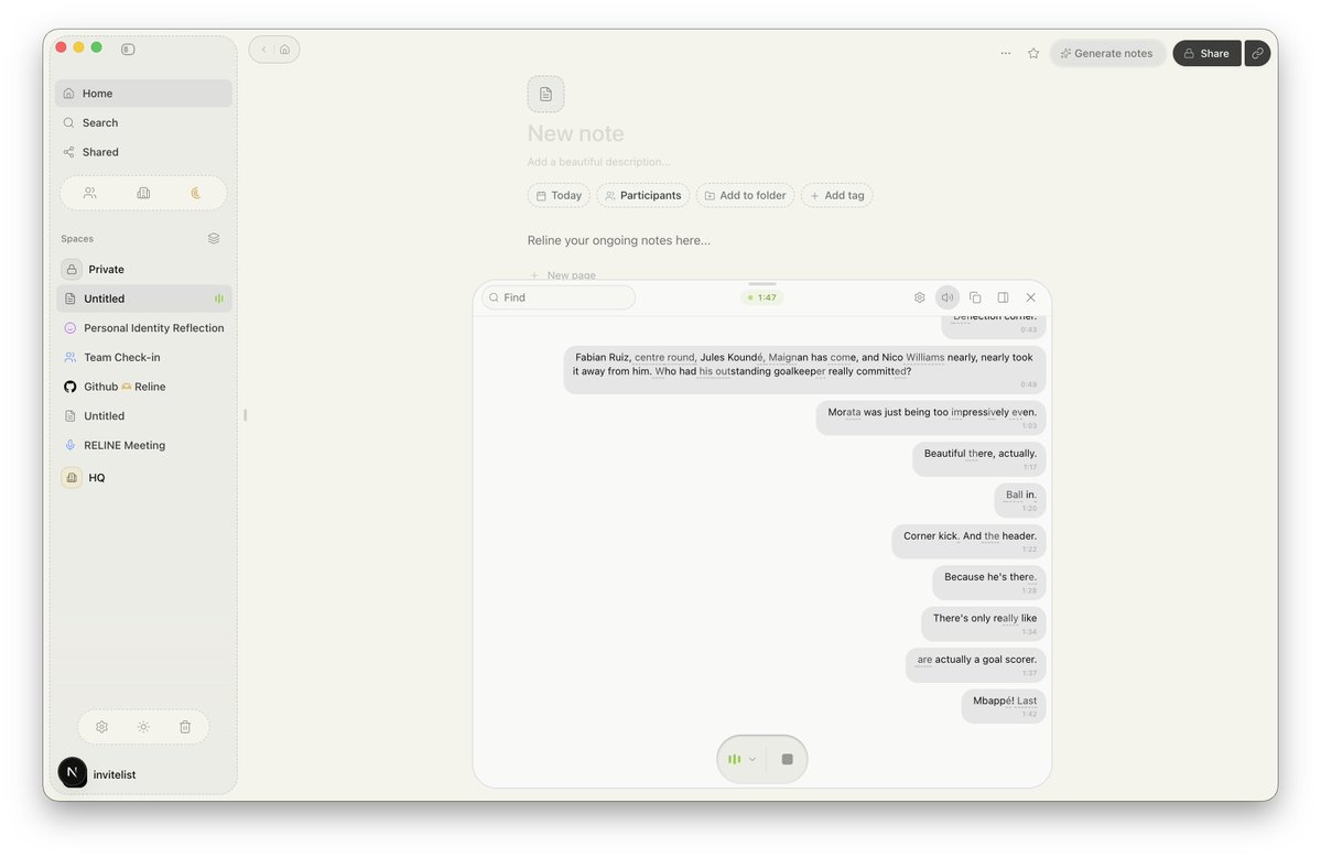 buildxdev's tweet photo. @elonmusk @jamesdouma Actually While I was building Reline (https://t.co/ByhxAZ1neb) Grok was the only one oneshotted the transcription, Opus was struggling making it smoo thing but somehow Grok one shotted it 👴👴 https://t.co/2yrBgZDX2I