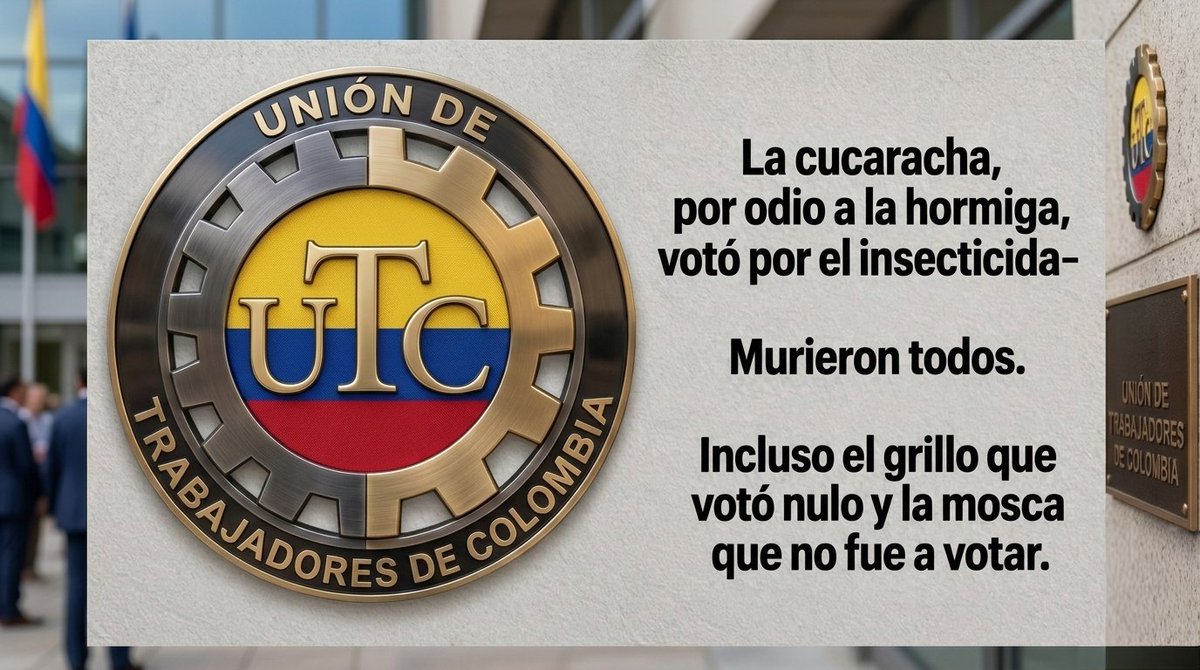 Antonio_DM_701's tweet photo. El "insecticida" viene por nuestros derechos laborales. No caigamos en la trampa del odio, el ausentismo o el voto nulo. Compañeros, este balotaje se define con conciencia de clase y unidad trabajadora. ¡A votar a conciencia para defender lo conquistado! 🫱🏼‍🫲🏾
#SegundaVuelta #UTC https://t.co/rMXOWTn9MS