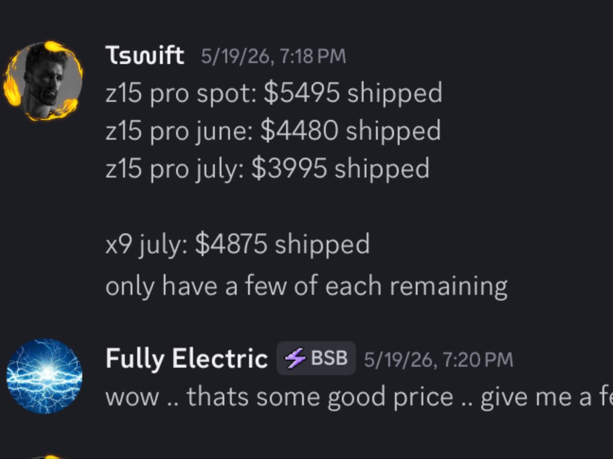Fully_Electric's tweet photo. @themeterbox Man i am so very sorry to hear, that sucks! for some reason 10 days ago he tried to rush me to buy some miners for a truly great price, the only reason why i did not buy them was because he had never rush me to buy anything before expect this time 10 days ago!! dude i got lucky! https://t.co/ErWCnUXF4Z