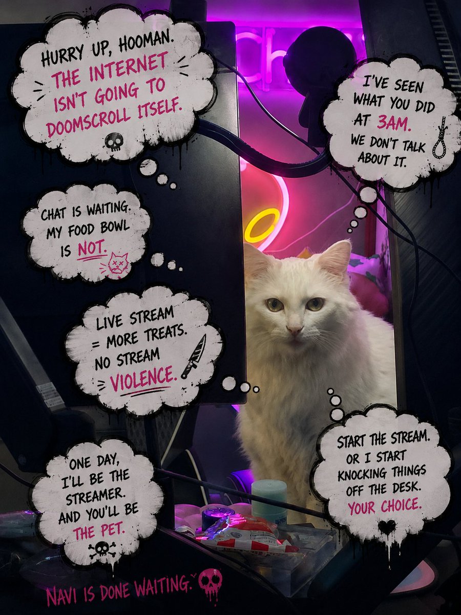 FailChildJo's tweet photo. 🧱 LEGO Batman Part 2: Crime Fighting &amp; Bad Decisions 😆 

live now!!! 💜

https://t.co/7tZcLCSOC7

Also this weeks streams! 

And Navi being a creep 😅 

#cats #legobatman #twitch https://t.co/buZVFF4Vu1