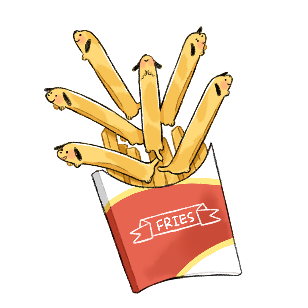 yumbrite's tweet photo. A fresh box of pup fries! https://t.co/C2L47R8iRR