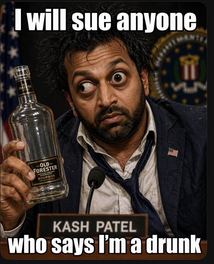 dannylemmon88's tweet photo. @FBIDirectorKash https://t.co/YvAQJcPNxt