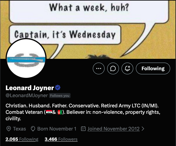JayJosephVet's tweet photo. Join these 4 United States Veterans in assisting them as they build a foundation

@LeonardMJoyner Retired US Army

@jay1099225 USAF Vet

@Brivan82 USAF Vet

@RonaldAbernat15 USMC Vet

Do you have a spot for them and meet some great new friends? https://t.co/cPhCfZPf3o