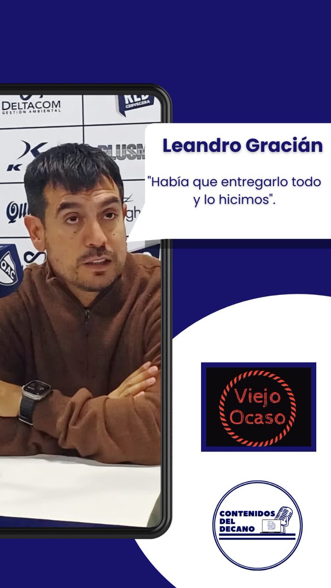 CDDok's tweet photo. 🇫🇮⚽️🎙 @LGracian tras la victoria de @qacoficial ante @OficialAMSyD .💪 https://t.co/HFlkBAY7ck