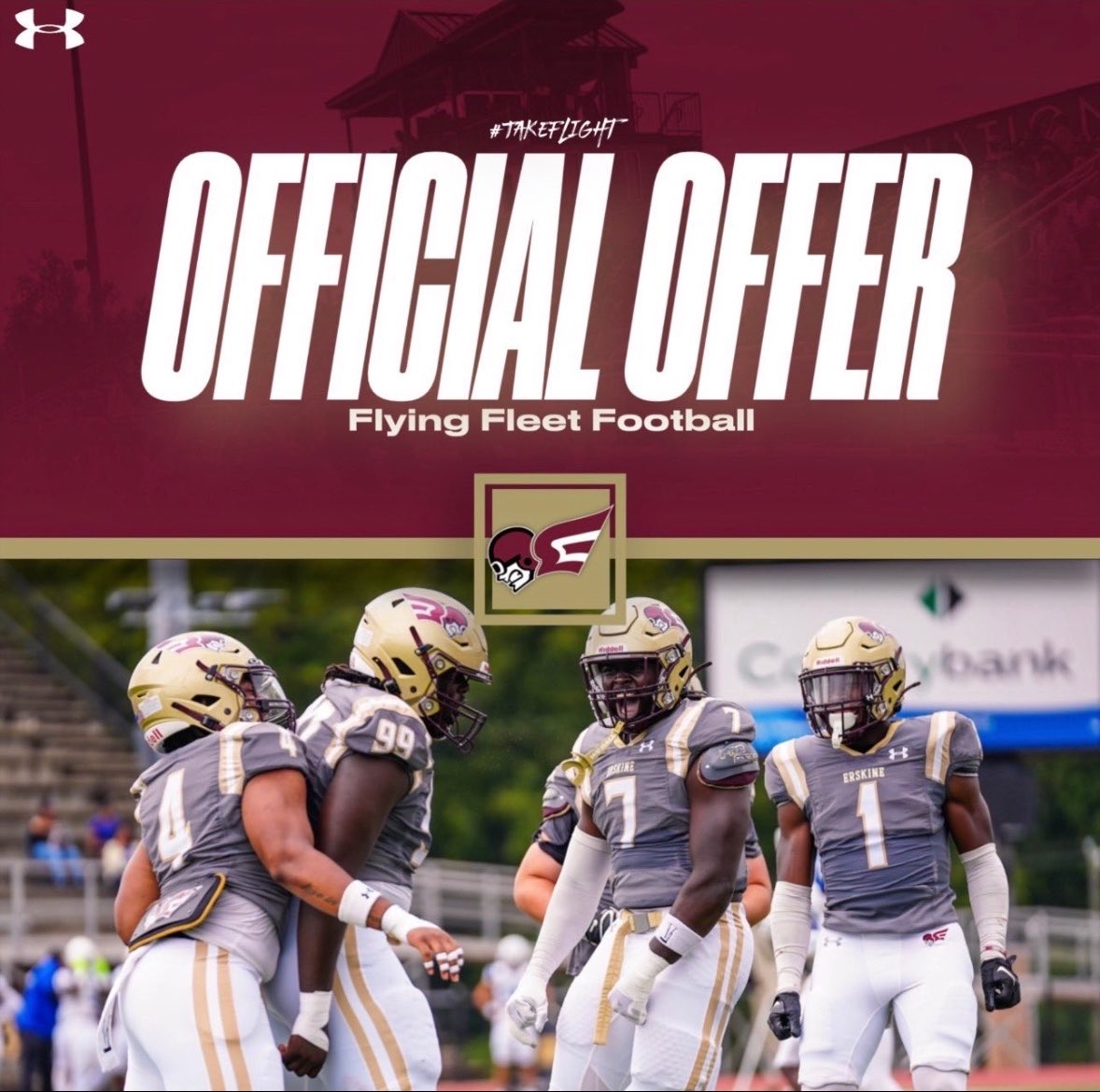 K2mDavis's tweet photo. After a great conversation with @Coach_Mac23 I’m grateful to receive an official offer to play both baseball and football for Erskine College!!!

@tygeorge23 @JHSHurricaneFB @bryantguerra24 @Copeland707Drew @CaneBSB @toddrhoades3 

#CruitTheCanes https://t.co/MzTj3DMMOb