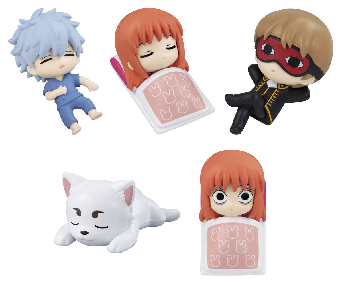 gintama_goods_'s tweet photo. 2026年6月下旬発売

銀魂 ねむらせ隊

「銀魂で寝てるキャラといえば」なキャラをラインナップ！
作中でもお馴染みの神楽の「眠れないアル」をレアバージョンとして収録！

https://t.co/8BHpKUN2rF https://t.co/GGUAGhs0Yg