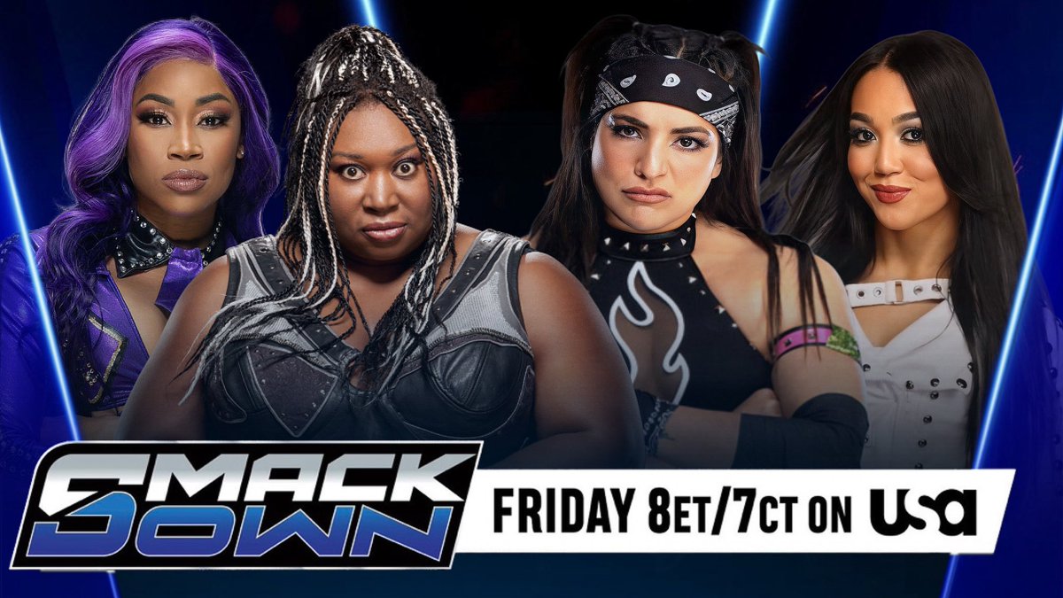 MCWeFed1's tweet photo. ||TAG-TEAM MATCH||

After losing their Women’s Tag Team Championships Kharma (@MistedSister) and Cameron (@REALAntoni563) look to regroup against the former top tag-team of Raw Roxanne Perez (@f1ckingGnarly) and Raquel Rodriguez (@vxbesoffanene) https://t.co/FV2e4TIZb0