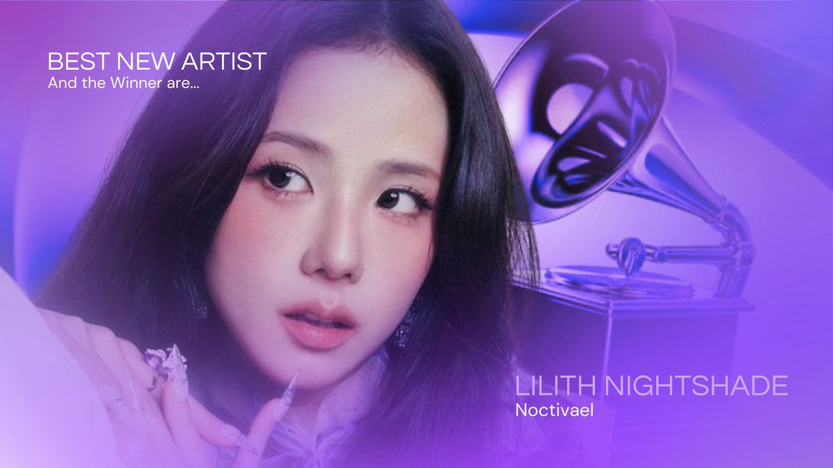 starcademys's tweet photo. O #StarGRAMMYs de “Best New Artist” vai para...

⤷ Lilith Nightshade — “Noctivael” https://t.co/hSzohwdeHV