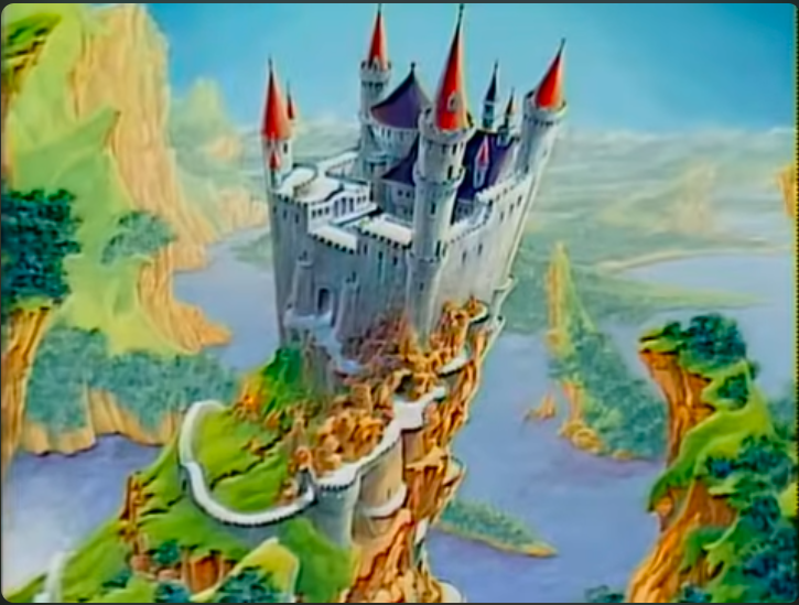 timeforwizards's tweet photo. PLEASE look at the incredible fantasy castle from the (otherwise live-action) rumpelstiltskin episode of shelley duvall's faerie tale theatre https://t.co/FdibFtplkV