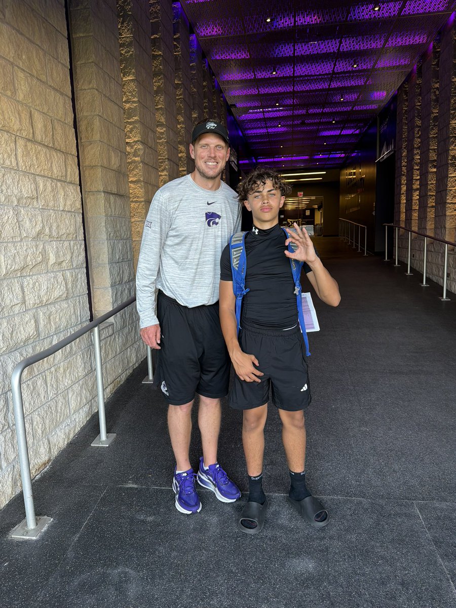 maceogriffin7's tweet photo. Had a great time competing at K-State Camp today! Thank you to @CK_KleinCollin and the entire K-State staff for the opportunity. Grateful for the coaching, competition, and experience. #EMAW https://t.co/UeQgGRfywj