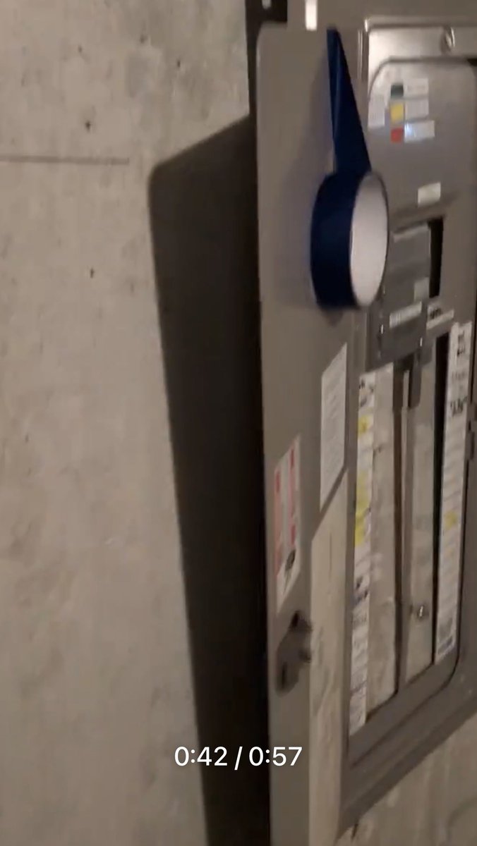 cants33me's tweet photo. @BobbyPiton3 I think the more likely scenario is that the rusted bolt is closer to the breaker box- and is probably making contact with a wire https://t.co/QBK8c5fohY