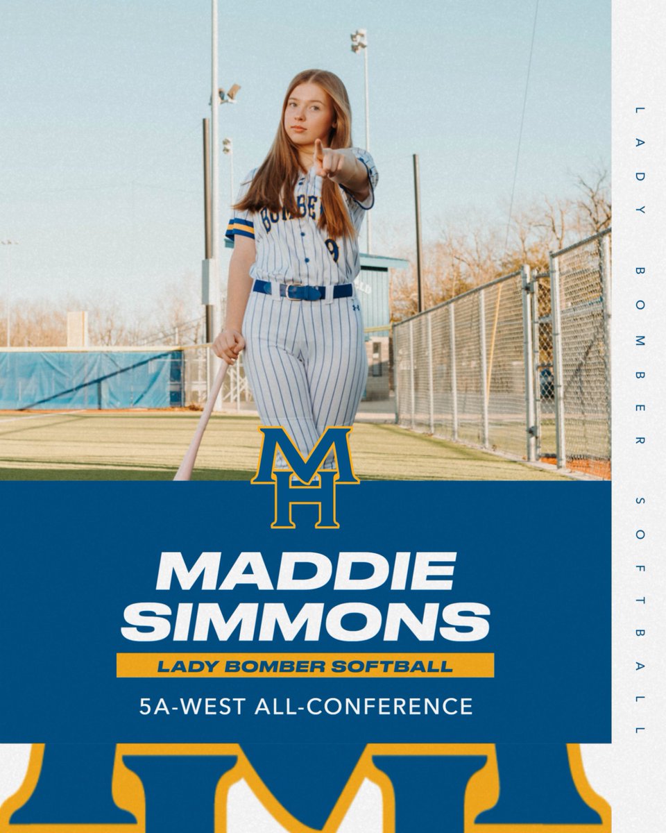 MHSoftball_'s tweet photo. Congratulations to our own Maddie Simmons who was named to the 5A-West All Conference team! ✈️ https://t.co/XC9WEddRv1