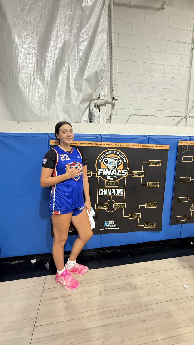 EJungkunst2029's tweet photo. Northeast Regional Champions!!!  @PrepGirlsHoops   
We came with a goal. We left with a RING!!
Tournament Champions.
Grateful for the memories, the teammates, and the championship moment.  Videos to come!  @levelup_li @JacksonTrained @CoachJWinter @KEDtraining @StDomsSports @StdomsA @StDomsHS @FieldLevel @BallerTV @shmoopy38 @Platform_RCT @mikemillsnc @gobigrecruiting @MaxprepsB @247recruiting