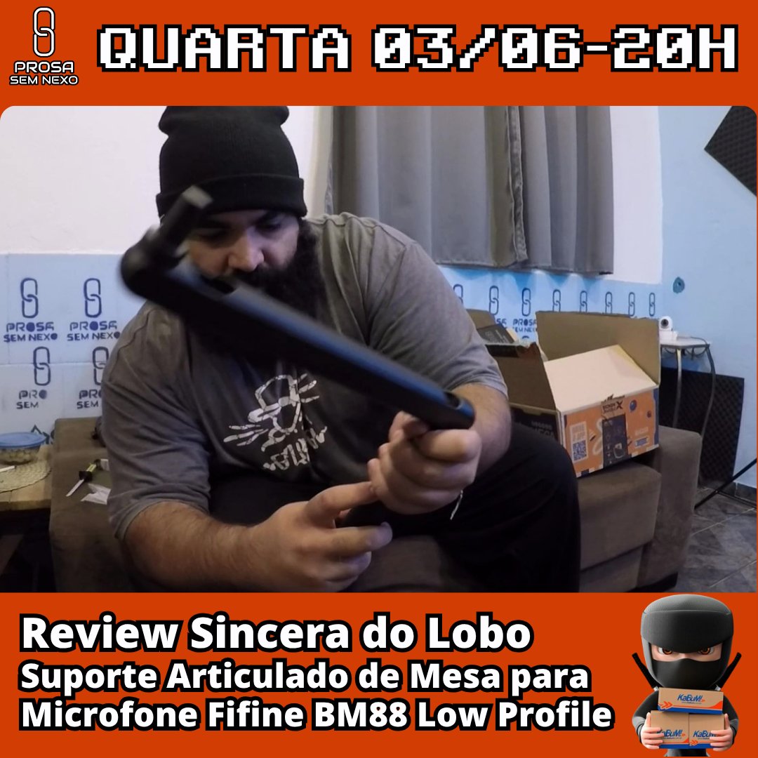 ProsaSemNexo's tweet photo. AGENDA SEMANAL 🥷🏻🦍

TERÇA 02/06-20H: Review Sincera do Lobo - Capa Gravity @GShieldbr 
QUARTA 03/06-20H:Review Sincera do Lobo - Suporte Articulado Fifine @kabumcombr 
SEXTA 05/06-20H: https://t.co/JwNbV4zh6B

Deus tá na GANG
Fica rico e sonegar imposto https://t.co/q4RjmlUlmL