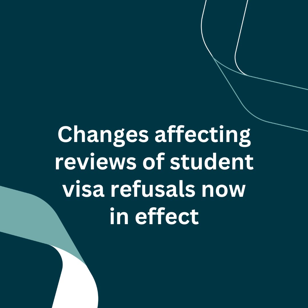 artgovau's tweet photo. New legislation in force today means that applicants seeking a review of a student visa refusal will not have a hearing at the Tribunal
https://t.co/7LT3h3JJBv https://t.co/TZGOPVPEcW