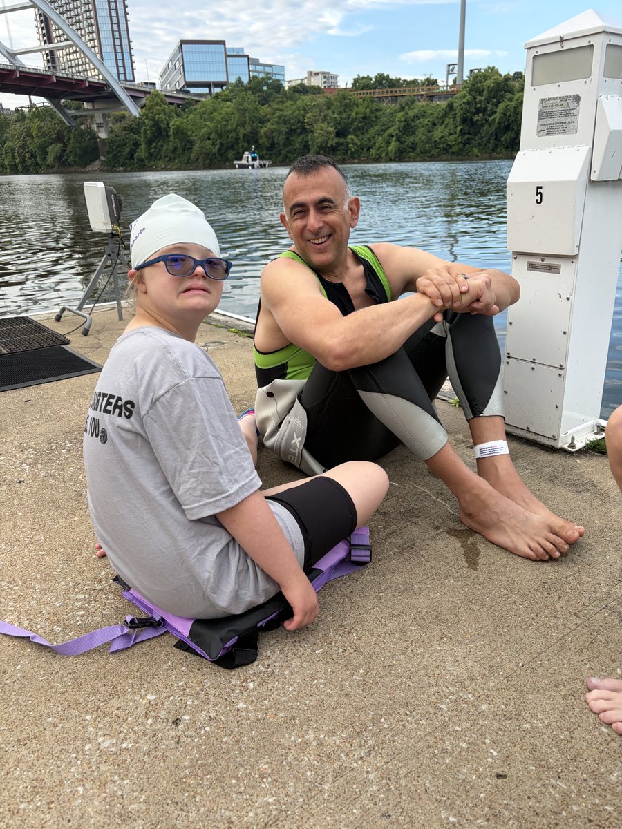 GSimony's tweet photo. Penny was so much fun today. We had a great time at the Magic Sports Ashley Whitney Nashville Music City Triathlon.

The best part was after the race Penny saying this was the best day of her life! https://t.co/RH3P3qTIp5