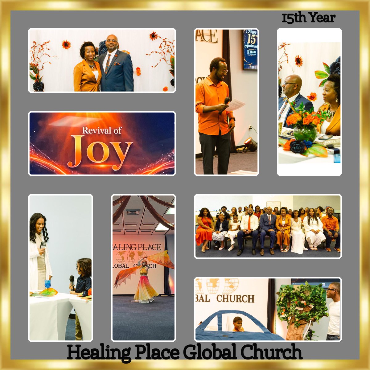 HealingPlaceGC's tweet photo. Celebrating 15 years of God's faithfulness at Healing Place Global Church! We honor Apostle Dr. DeMark McFarlane and Prophetess Dr. Therese McFarlane for their vision, leadership, and commitment to advancing God's Kingdom. To God be the glory! 🙌✨ https://t.co/M8ZStKuJ1s
