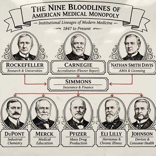 _DrjackkruseBTC's tweet photo. I kinda like that centralized medicine is being filled up with fake Indian doctors.  It become coherently linked to the fake medical curriculum built by Carnegie/Rockefeller's Flexner Report sincew 1911. https://t.co/iNBetZw1WL