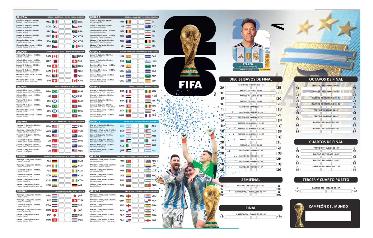 telzen's tweet photo. Fixture Copa Del Mundo 2026 https://t.co/lwQ1WxI8TX