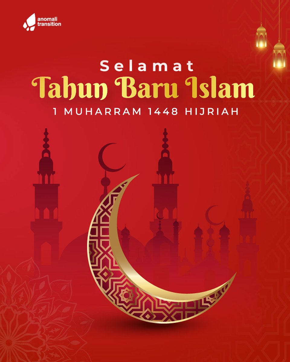 anomalitrans's tweet photo. Selamat Tahun Baru Islam
1 Muharram 1448 Hijriah 🌙

Semoga tahun yang baru membawa hati yang lebih tenang, langkah yang lebih baik, dan rezeki yang penuh keberkahan.

Mari mulai lembaran baru dengan niat baik dan harapan yang baik pula ✨

#1Muharram1448H #TahunBaruIslam https://t.co/FQ1sTdmErs