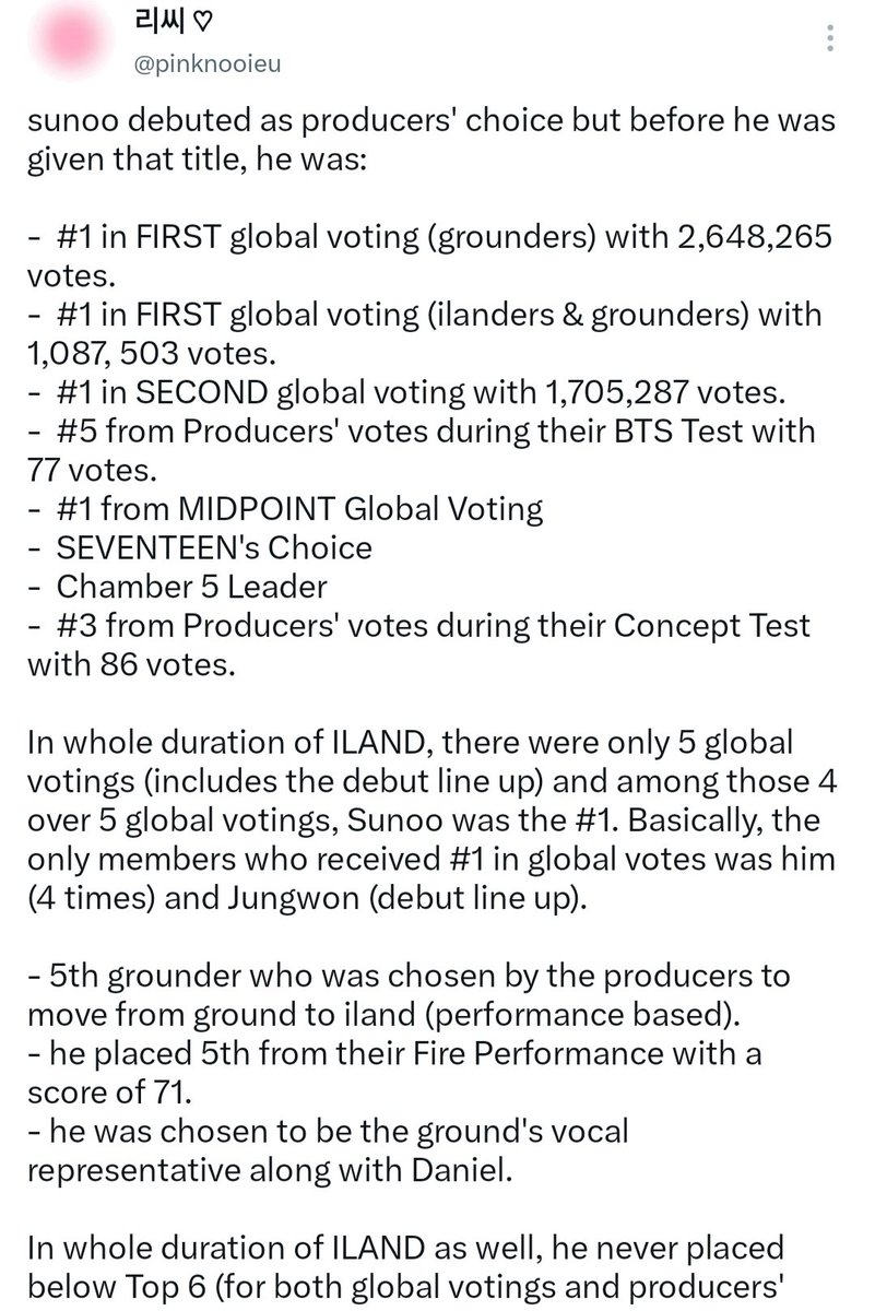 pinknooieu's tweet photo. 6 years since SUNOO was introduced to the world. 😭🩷 looking back on his journey before iland, it makes me so so sooooo proud that he still pursue this despite the fact that his health was not as good as the other trainees. 

his endurance and hard work from the very beginning are the reason we're here stanning him today and got the chance to know this real-life angel 😭

just imagine if he hadn't pursued iland?! that would've been such a huge loss. 🥹

stanning sunoo is such a big flex. 

a little fun fact: 

he was the very first applicant introduced on social media. he was the first trainee to be introduced and the last member to be announced as part of ENHYPEN.

he started iland and ended it. he was the main character and its ultimate dark horse. 

this is a FACT btw. 

#ENHYPEN_SUNOO #선우 #엔하이픈_선우 #SUNOO #キム・ソヌ