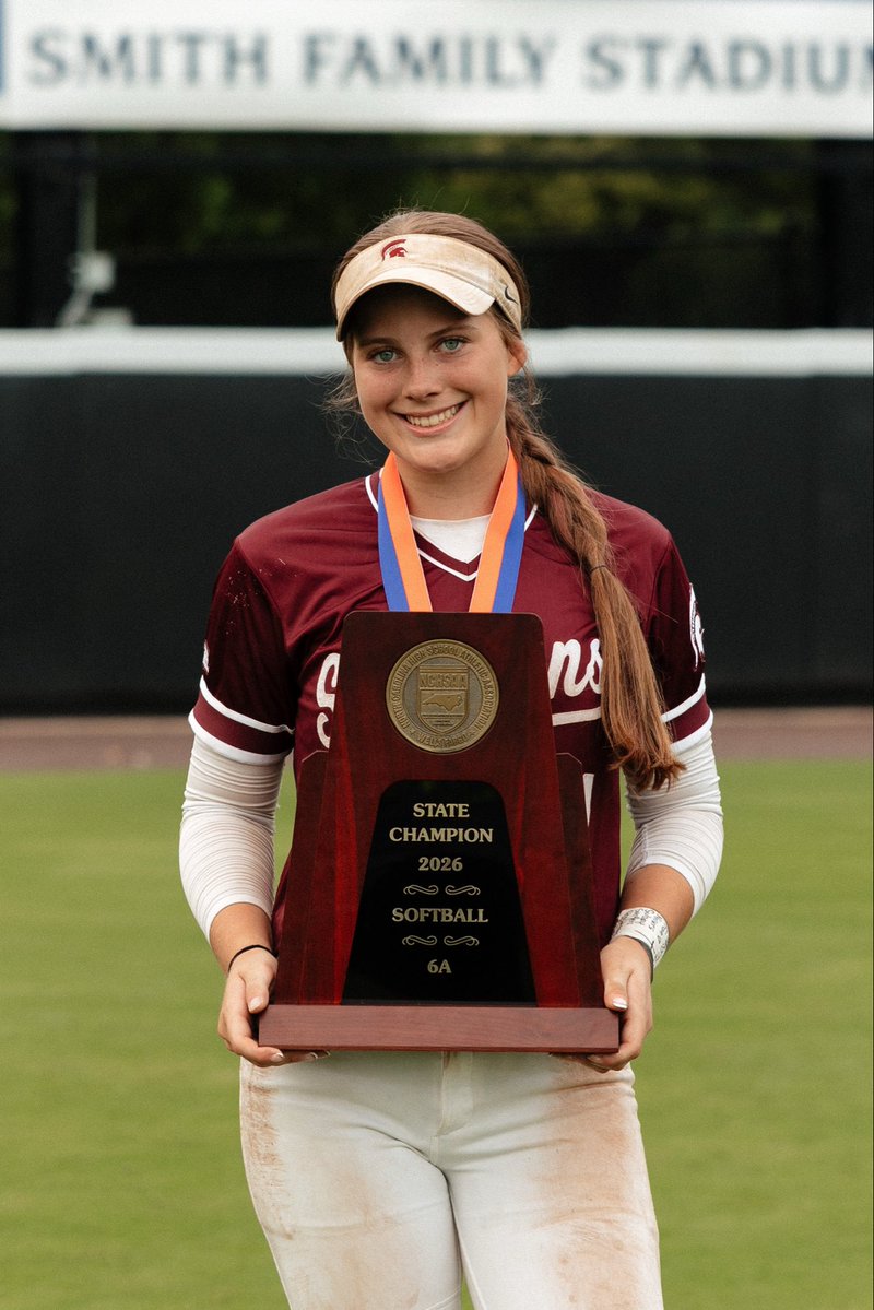 HollandWeisner's tweet photo. Back 2 Back North Carolina State Champions! 💍💍…💍?? Thank you to my coaches and teammates for this amazing season. @SCHSfastpitch @teamnc_bowman https://t.co/EXQ9eRRZ4D